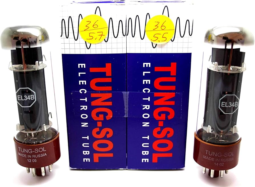 TUNG-SOL EL34B 真空管 4本セット TUNG-SOL EL34B 真空管 4本セット TUNG-SOL EL34B 真空管 4本セット